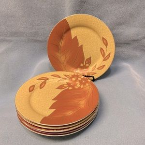 CASATI Fine Porcelain Cake Plates Set of 6 Made in Germany ARAMCO IMPORTS